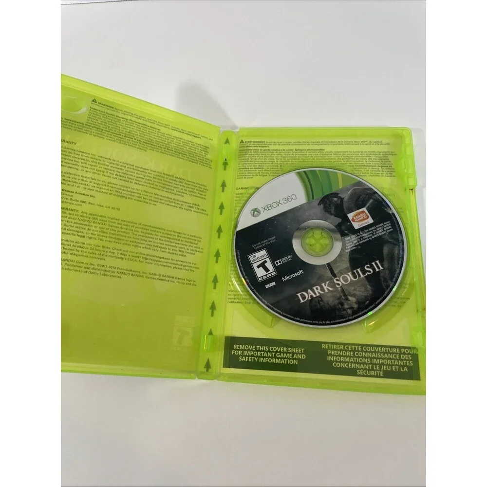 Dark Souls II (Microsoft Xbox 360, 2014) No Manual